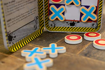 Bendon TS Shure Tic-Tac-Toe Games Mini Magnetic Activity Tin with Illustrated Foam Magnets 50437 - style: Tic Tac Toe Mini Game Tin