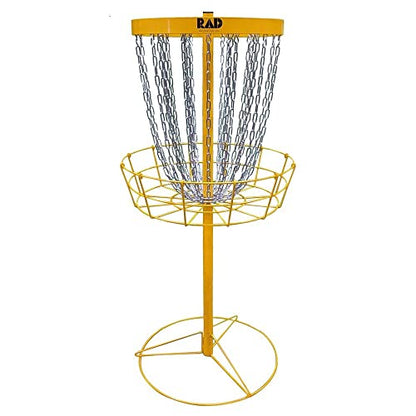 RAD Birdie Lite 24-Chain Disc Golf Basket - color: Yellow