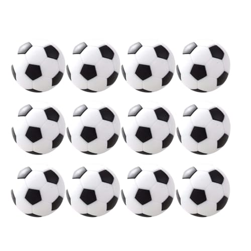 BESPORTBLE 12 Pcs 31Mm Mini Foosball Table Balls Replacement Soccer Balls for Table Football Games