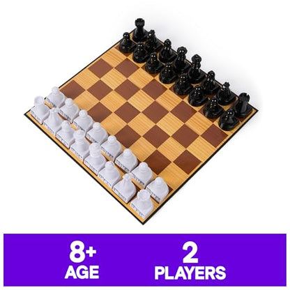 Spin Master Games, Cardinal Classics Chess Teacher, Learn to Play Strategy Board Games for Beginners, Chess Set for Kids, 2 Players, for Ages 8 & Up - style: Tic Tac Toe