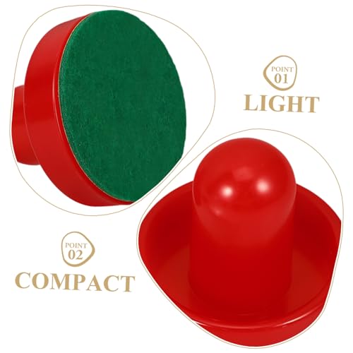 Happyyami 1 Set Ice Hockey Paddles and Pucks Set Pushers Balls for Table Hockey Games Indoor Activities and Carnival Fun