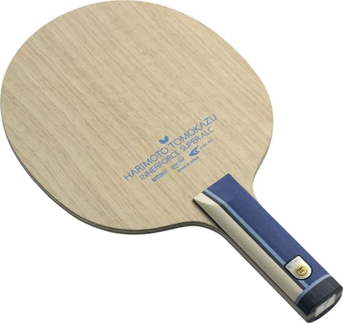 Butterfly Harimoto Innerforce Super ALC Table Tennis Blade - Available in Anatomic, Flared, or Straight Shakehand Handle Styles - Professional Table Tennis Blade - Made in Japan - size: ST