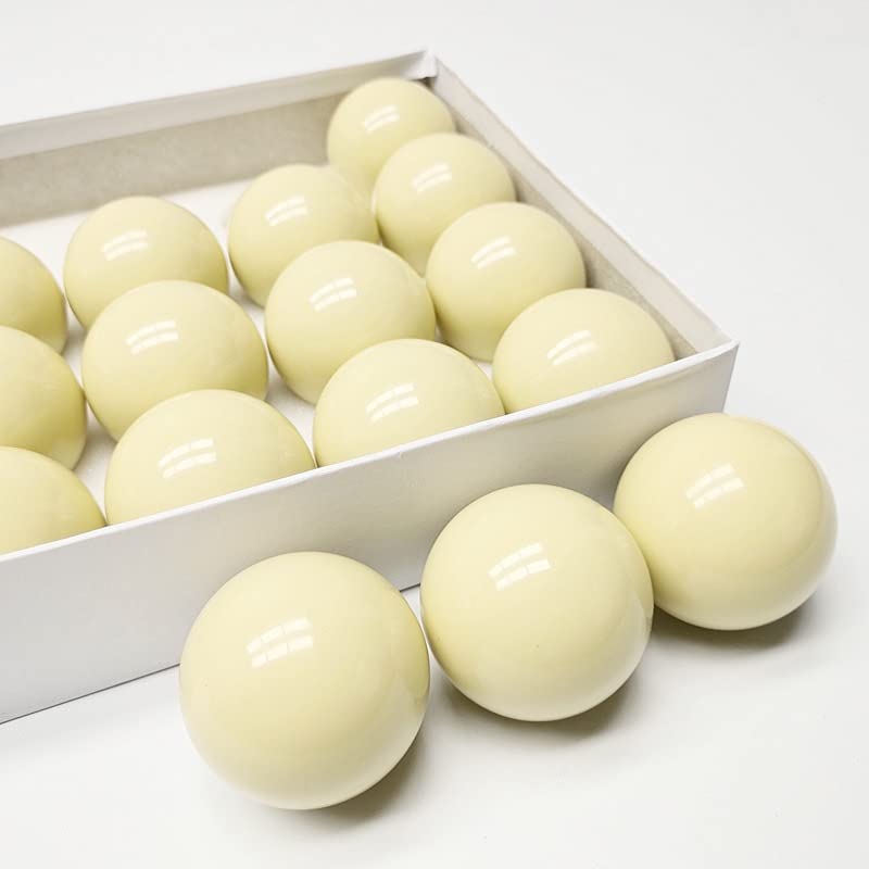 2 1/4" Pool Table Cue Ball - White Training Ball, 6 oz