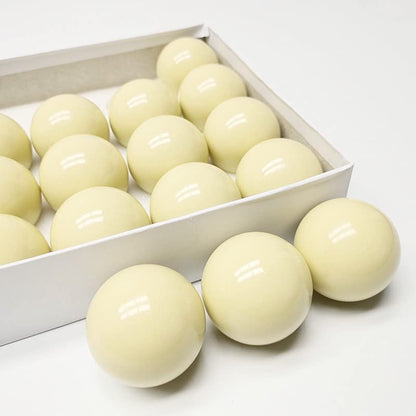 2 1/4" Pool Table Cue Ball - White Training Ball, 6 oz