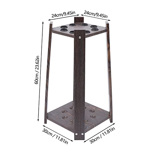 8 Holes-Pool Cue Rack Holder Billiards Stick Stand Floor Stand Pool Stick Holder Use for Golf Club Fishing Rod Billiard Poles, Club Organizer Display Stand - style: style 5