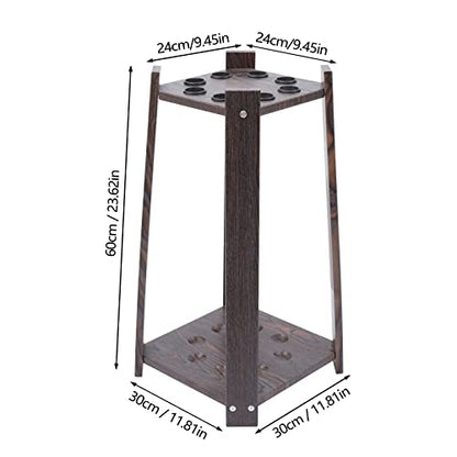 8 Holes-Pool Cue Rack Holder Billiards Stick Stand Floor Stand Pool Stick Holder Use for Golf Club Fishing Rod Billiard Poles, Club Organizer Display Stand - style: style 5