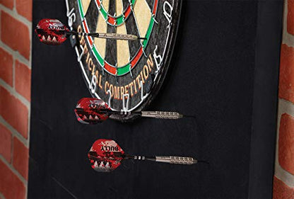 Viper Defender III Backboard & Sisal/Bristle Steel Tip Dartboard Bundle - style: Premium