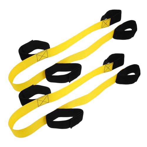 LIOOBO 2pcs Outdoor Legged Race Bands for Boy Girl Adults Team-Building Game for Birthday Parties Field Day Carnival Events Promotes Teamwork Communication Skills