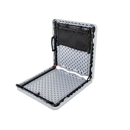 Lifetime Portable Cornhole Toss Game Set with 8 Bean Bags and Storage Pouches Attached to Boards