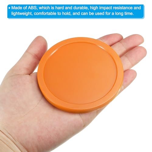 PATIKIL Air Hockey Pucks Air Hockey Heavy Replacement Game Table - color: Orange