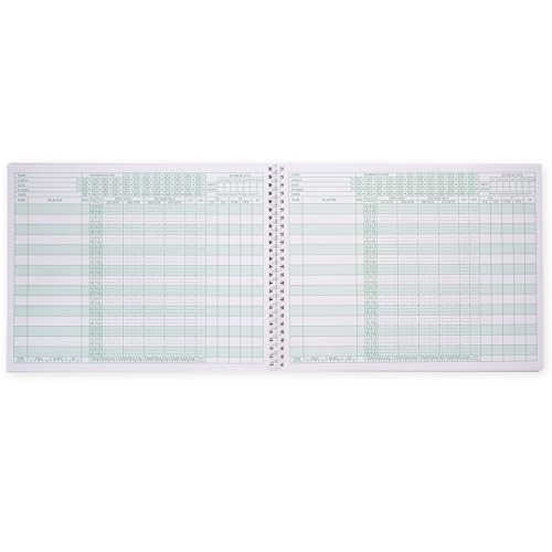 Murray Sporting Goods Classic Basketball Scorebook - 35 Games Green Score Keeper Book | Stat Tracker Scoresbook for Youth Basketball