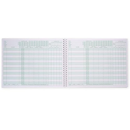 Murray Sporting Goods Classic Basketball Scorebook - 35 Games Green Score Keeper Book | Stat Tracker Scoresbook for Youth Basketball