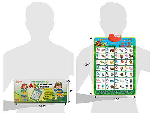 Just Smarty Interactive Learning & Education Toys for 2+ Year Old | Alphabet Learning Toddler Toys Age 1-2 | Learning Toys for 1 + Year Old Boys and Girls | ABC Baby Learning Toys 12-18 Months - style: Alphabet, Green