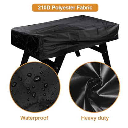 Foosball Table Cover - Heavy Duty Waterproof Billiard Soccer Protector Game Accessories, Fit for 56" Foosball Table