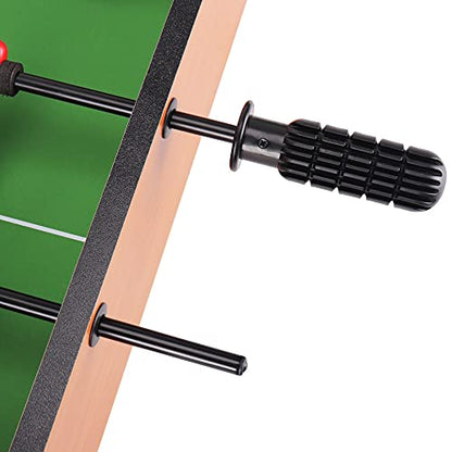 WIN.MAX Mini Foosball Table (Upgrade) 20-Inch Foosball Table Adult Size Top Football/Soccer Game Table for Kids Easy to Store