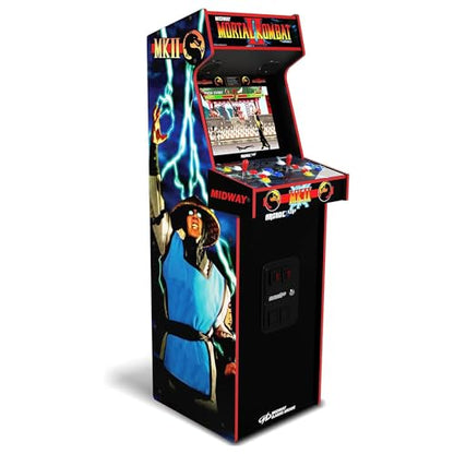 Arcade1Up Mortal Kombat II Deluxe Arcade Machine for Home - 5 Feet Tall - 14 Classic Games - color: Mortal Kombat II