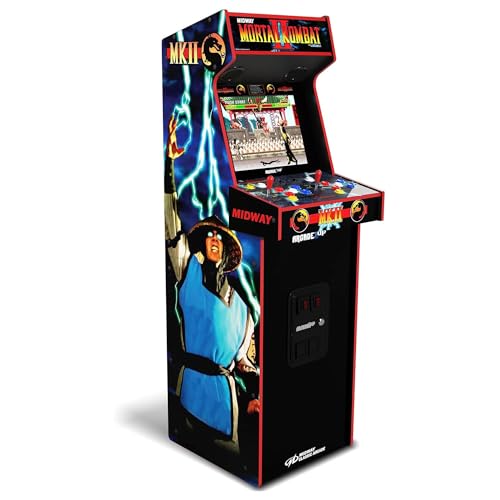 Arcade1Up Mortal Kombat II Deluxe Arcade Machine for Home - 5 Feet Tall - 14 Classic Games - color: Mortal Kombat II