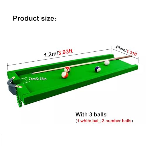 Portable Billiard Table, Light Billiard Training Table with Leveling Device, for Living Room, Game Room, Garage - size: 1.2m