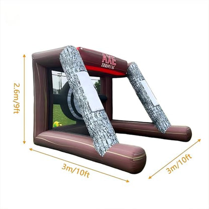 Inflatable Axe Throwing Game Inflatable Toss Target Dart Board with Blower, Axe Throwing Set Commercial Grade Rental Game Outdoor Indoor - style: Single AXE
