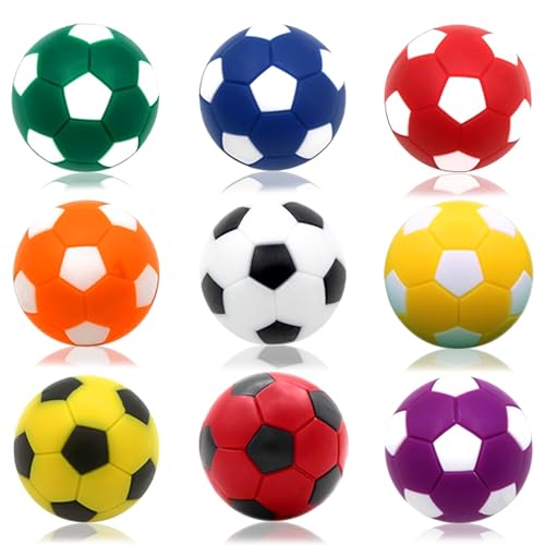 OuMuaMua Foosball Table Balls 1.42 Inch Soccer Balls for Tabletop Game Foosball Table World Cup Accessory Replacements