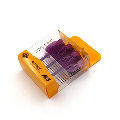 CUESOUL ROST Integrated Dart Flight and Shafts Meduim/Small/Large - color: Purple Beauty, size: Size M-28mm