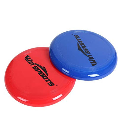 Win SPORTS Folding Disc Toss Game Set - Flying Disc Toss Dunk Game Set - Includes 2 Disc Targets with Bean Bag & 2 Flying Discs & Carrying Case - Great for Backyard,BBQs,Tailgating