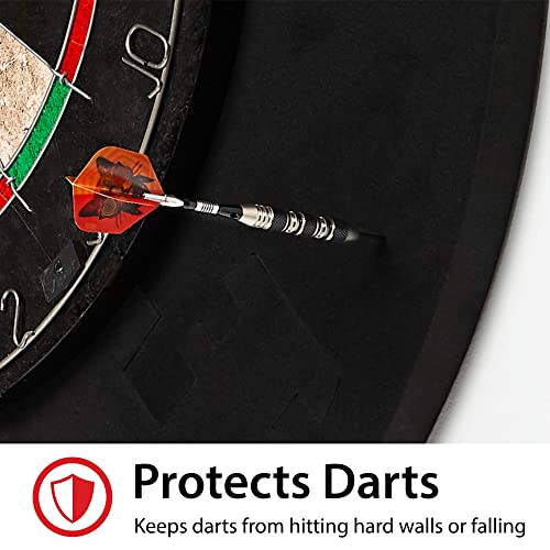 Viper Defender Backboard & Sisal/Bristle Steel Tip Dartboard Bundle - style: Elite