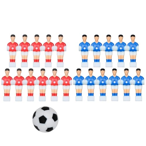 kowaku 6-Pack Desktop Foosball Figures Set, Sports Table Accessories for Children, Mini Soccer Player
