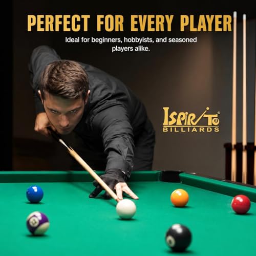 Pool Sticks Billiard Cues 2-Piece 58 Inch Pool Table Sticks 19 oz 13mm Glue-on Tips Hardwood Wooden Pool Cues Stick Set of 2/4 / 6 - style: Pack of 2