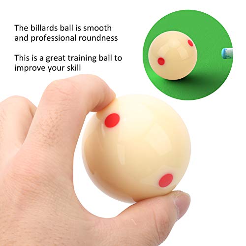 Dilwe Cue Ball Snooker Pool, Wear 52.5mm Billiard Snooker Practice Training Cue Ball