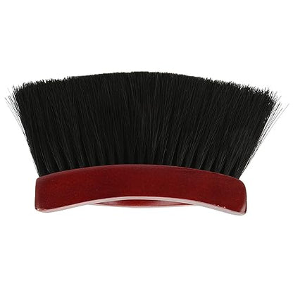 Pool Table Brush with Soft PVC, Billiard Table Cleaning Brush, Arc Shaped Rail Corner Cleaner with Ergonomic Pine Wood Handle for Felt Cloth Maintenance