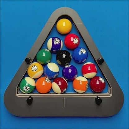 Heavy Duty Solid Wood Triangle & Diamond Racks, Gap-Free Precision for 8-Ball & 9-Ball Perfect Breaks, Essential Billiards Accessories. - color: 2PCS