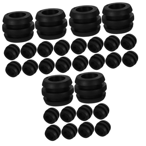 Abaodam 48pcs Foosball Table Bushings Plastic Replacement Parts for Table Football Bearings Compatible Standard Rods