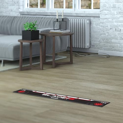 Winmau Darts Oche Line - High Visibility Throw Line Marker with Toe Markers for Consistent Stance - Self-Adhesive, Sticks to Hard Floors (Wood/Tile/Laminate) - Regulation Distance - style: Blade 6