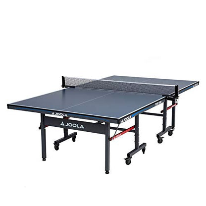 JOOLA Tour Indoor Ping Pong Table with Quick Clamp Table Tennis Net - 10 Minute Assembly - Foldable Indoor Surface with Single Player Playback Mode - Competition Grade MDF Top - Tournament Quality - size: Tour 1800