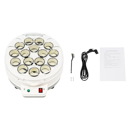 Automatic Pool Ball Cleaner Machine 16 Balls Billiard Ball Cleaner and Polisher 180W Electric Pool Ball Polishing and Cleaning Machine for American/British Billiards 16 Balls