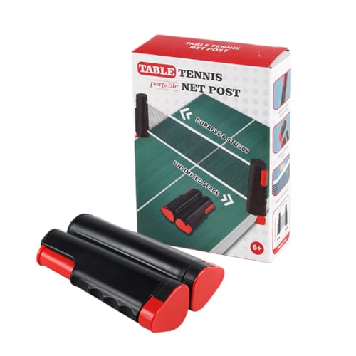 Pong Net Replacement, 7.87x5.91x2.36in ABS Nylon Mesh, Portable Expandable Tennis Post, Practicing, Exercise, Hobby, Home, School, Travel