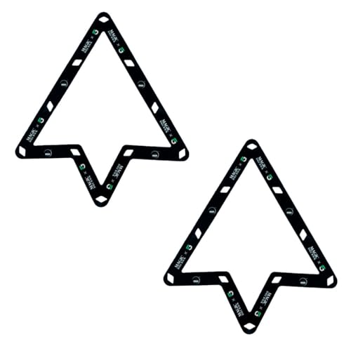 FG 9 & 10 Ball Magic Rack – 2-Pack Billiard Ball Rack for Pool Table | Fedor Gorst Edition, Diamond Magic Ball Design