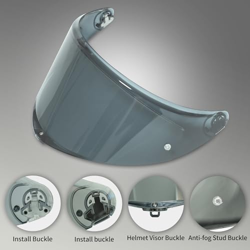 AGV K6 and K6S Visor (Pale black) - color: Pale Black