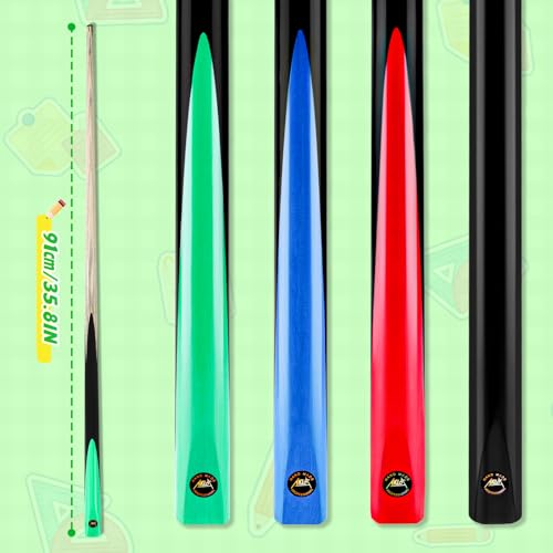 AKLOT Pool Cues Sticks, 57" /36" Billiard Cues Sticks 13/12mm Tip One Piece Wood Pool Cue with 20/12oz Pool Sticks for Adults Beginners Small Spaces Bar - size: 36" 12OZ Kids Pool Cue set of 4