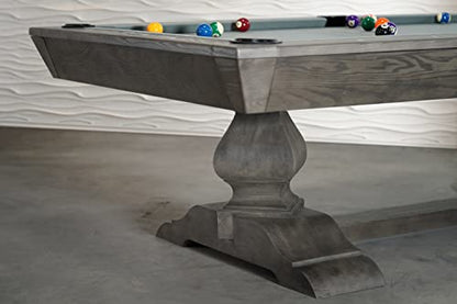 Nixon Billiards - Birdy Slate Billiard Pool Table- Grayson Grey - 7ft and 8ft - Whiteglove - size: 7FT WG installation (No), style: Player's Starter