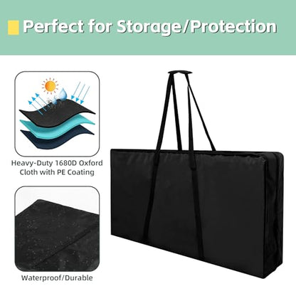 Cornhole Carry Case for 4' x 2' Regulation Size Heavy-Duty 1680D Oxford Waterproof Cornhole Board Carry Case