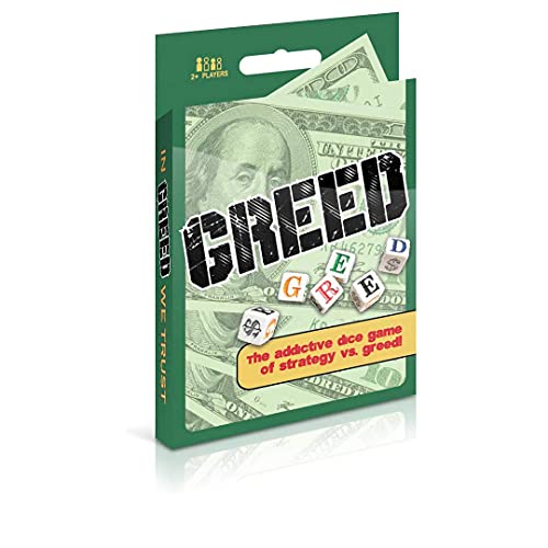 TDC Games Greed Dice Game - Great for Party Favors, Stocking Stuffers, Travel, Camping, for Adults and Families - size: Travel