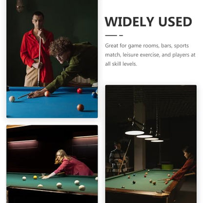 Regulation Six Dots Professional Cue Ball White Billiard Ball for Pool Table Training High-Grade Phenolic Resin Scratch Resistant