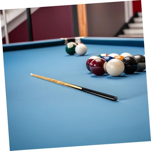 Happyyami Short Pool Cue Stick Lightweight Billiards Cue for Beginners Practice Compact Design for Easy Transport and Storage Suitable for Home and Bar Use