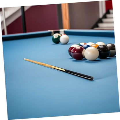 Happyyami Short Pool Cue Stick Lightweight Billiards Cue for Beginners Practice Compact Design for Easy Transport and Storage Suitable for Home and Bar Use