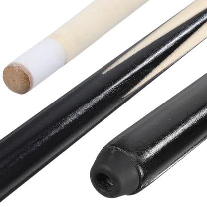 Toyvian Mini Pool Cue Stick, 18.89in Lightweight Wooden Short Billiard Cue for Kids Children Small Tabletop Pool Table Accessories for Beginners Learning Play