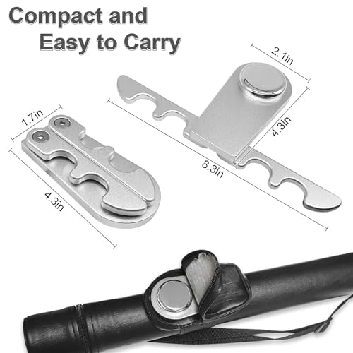 Portable Pool Stick Holder - 4-Cue Weighted Claw for Billiard Table, Silvery - color: Silvery
