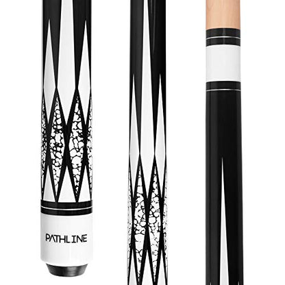 Pool Cue Stick - 58 inch Canadian Maple Billiard Pool Stick - color: White, size: 19oz