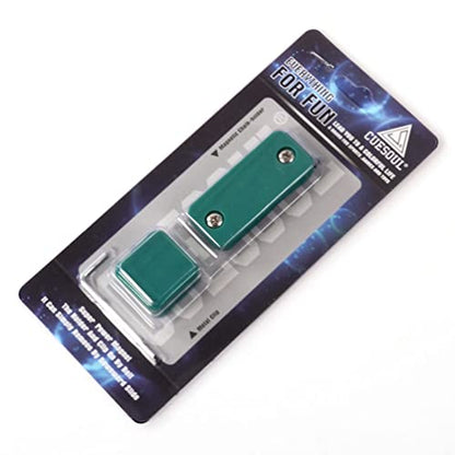 CUESOUL Billiards Magnetic Pool Cue Chalk Holder for Billiard Belt Clip - color: Green